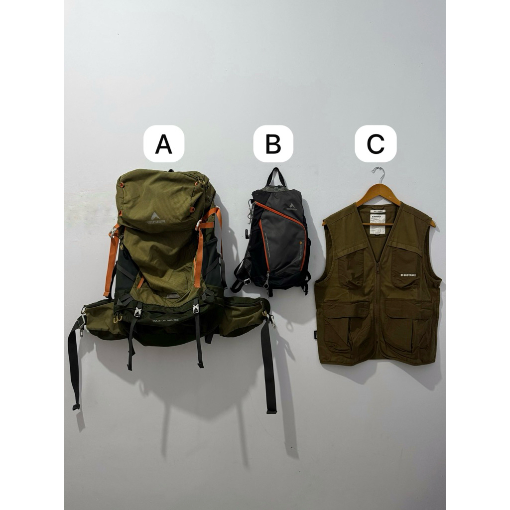 Eiger Carrier, Eiger Hydropack, Bodypack Vest