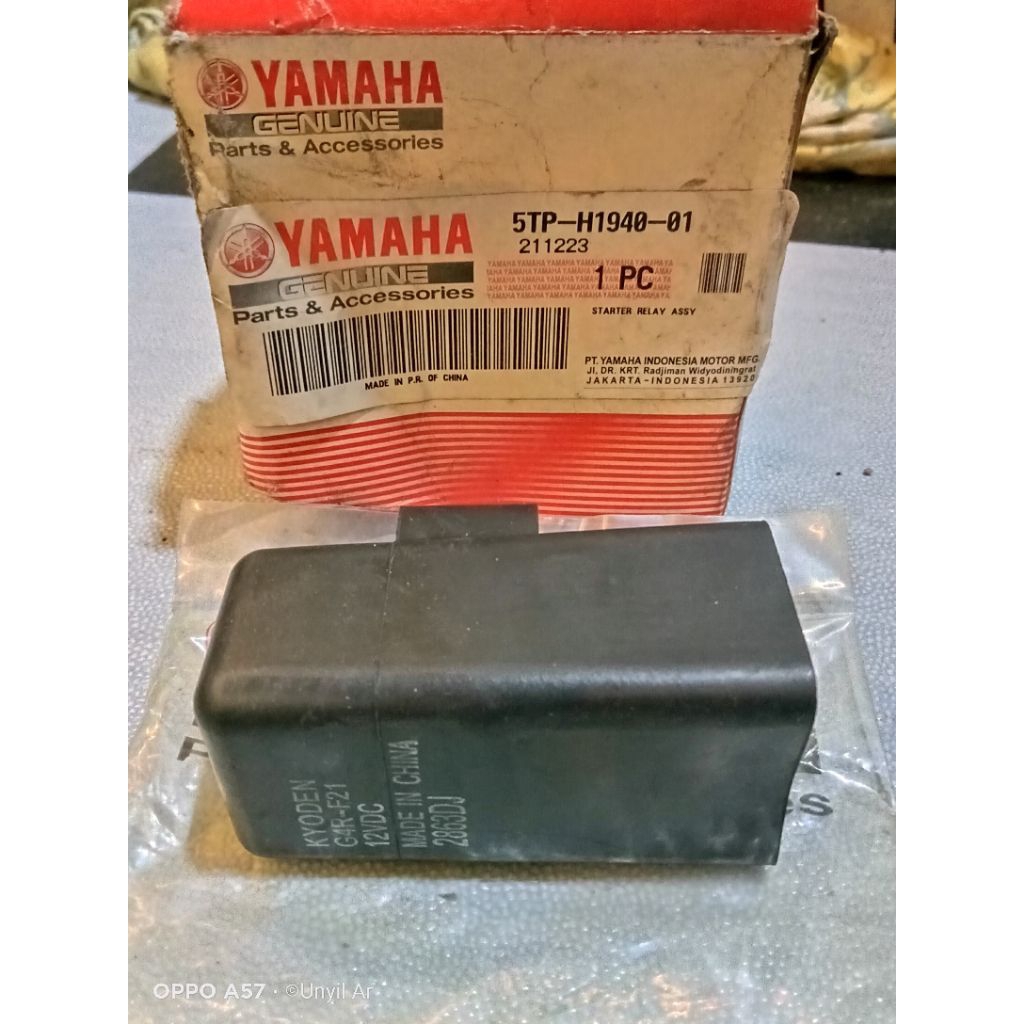 BENDIK RELAY STATER MIO J SOUL GT FINO FI XRIDE 115 Original YGP