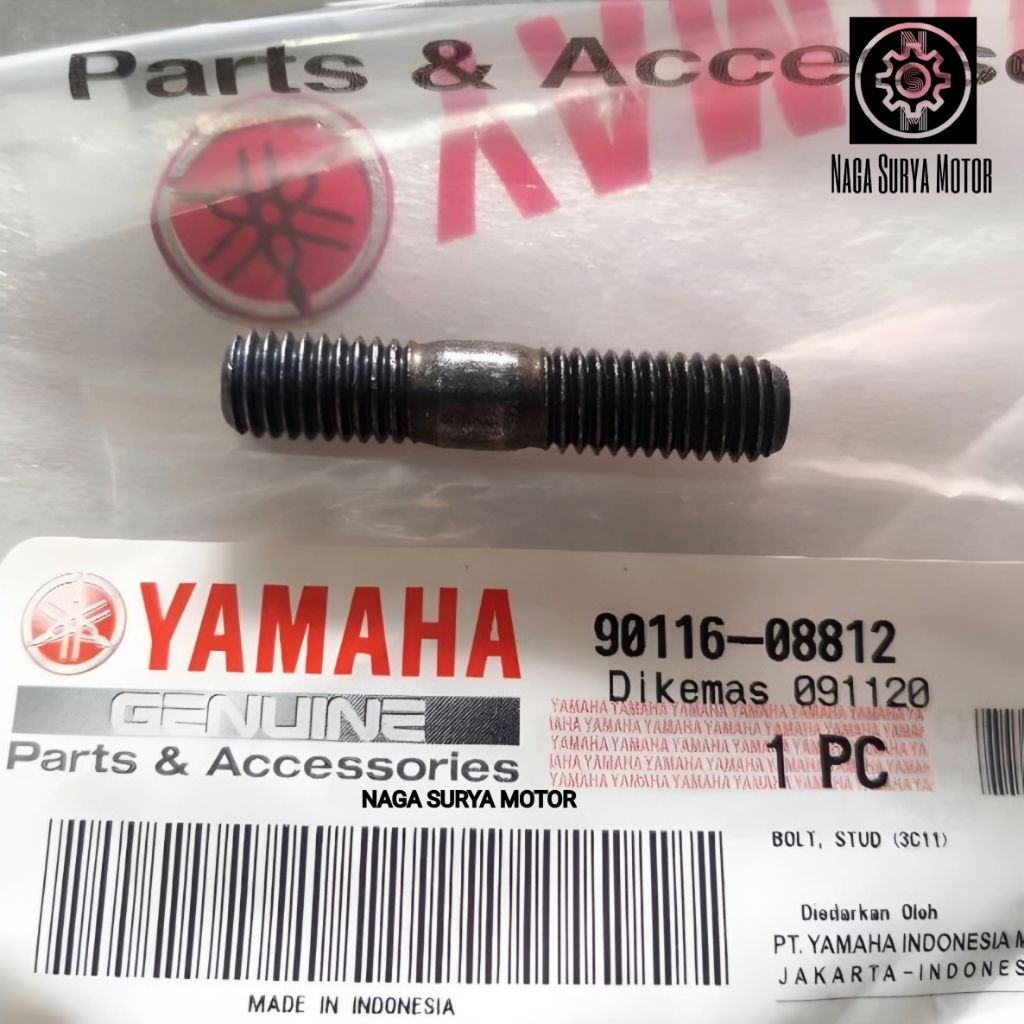 Baut tanam nap gear Yamaha Vixion old 90116-08812 ORI YGP
