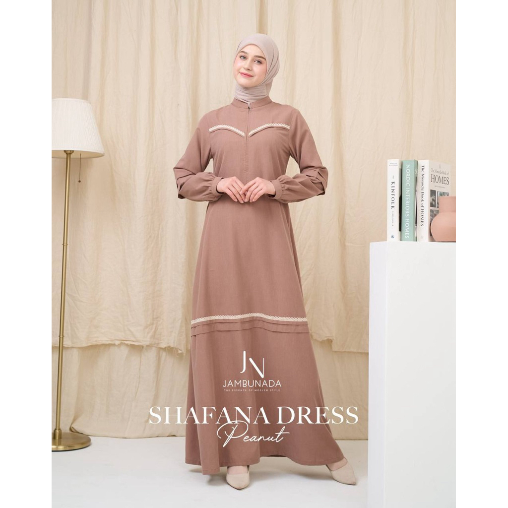 Shafana Dress Jambunada / Gamis Premium / Gamis Wanita/ Shavana dress  / Rekomendasi Gamis Lebaran