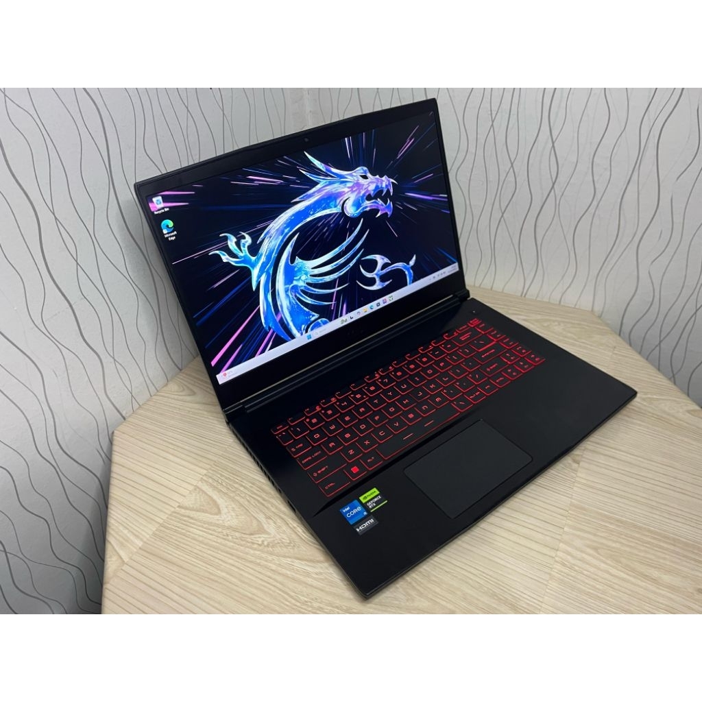 MSI THIN GF63 12VE RTX 4050 6GB I7-12650H RAM 16GB/SSD 512GB