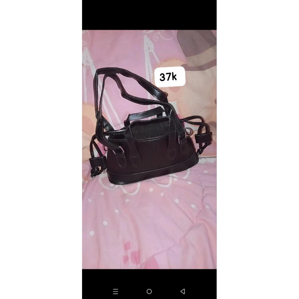 Tas Wanita Warna Hitam rantai