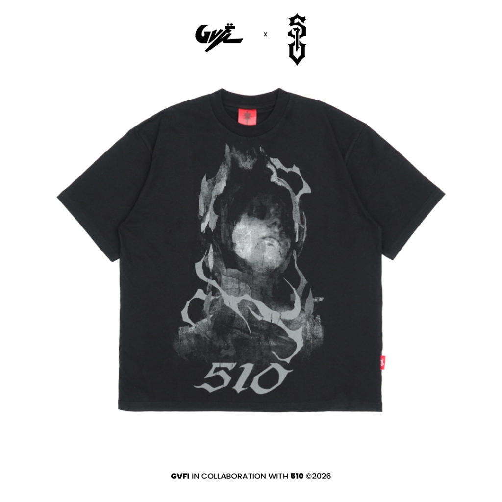 GVFI x 510 Candy Curse Tees Black