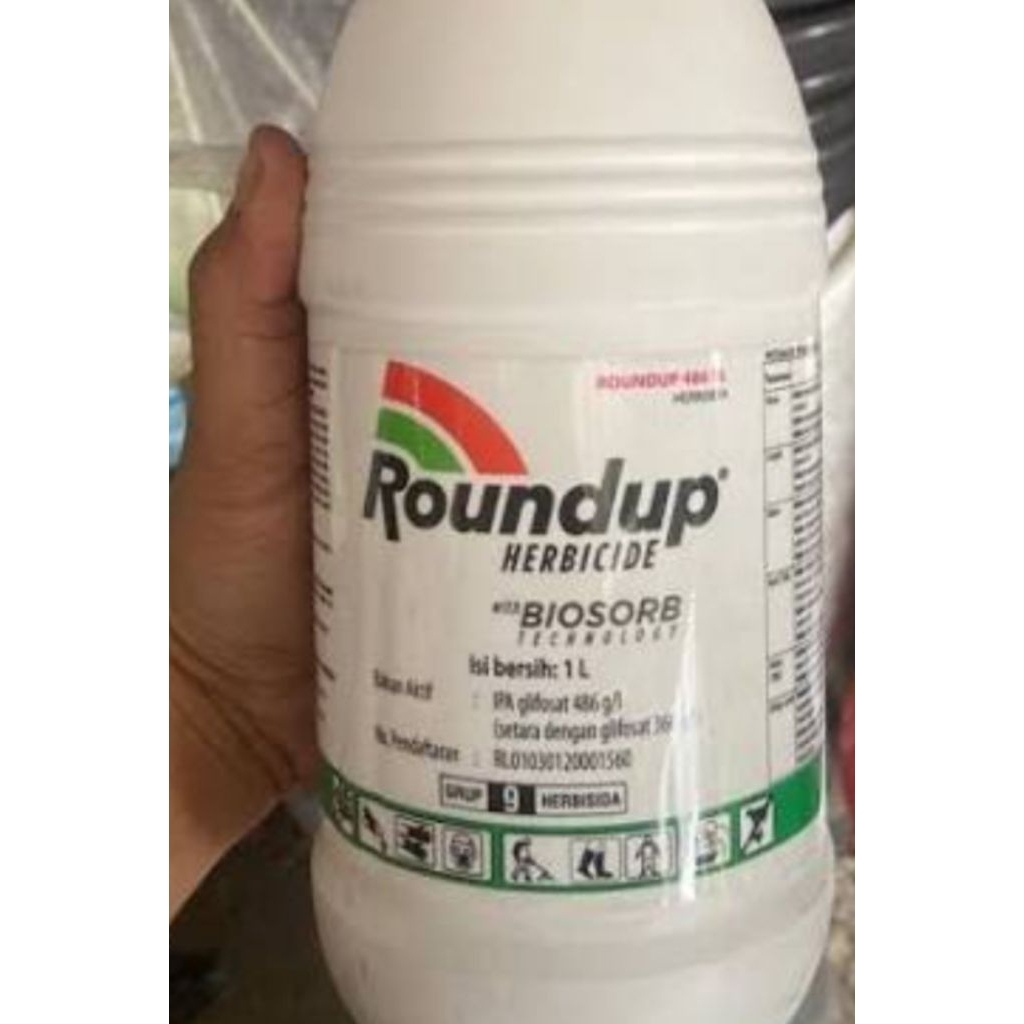 DISKON ROUNDUP 1 LITER / ROUNDUP 1000ml / PEMBASMI RUMPUT / ROUNDUP 486 SL 1000ML / ROUNDUP BIOSORB 