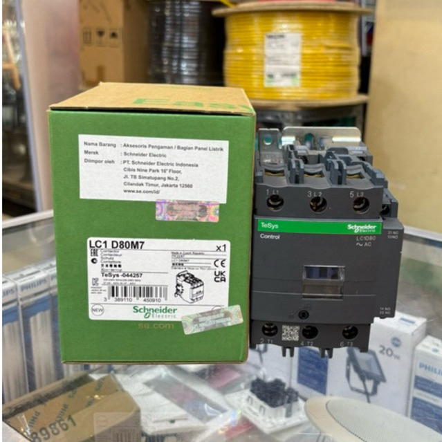 Kontaktor schneider LC1D80M7 contactor 3P 3Phase