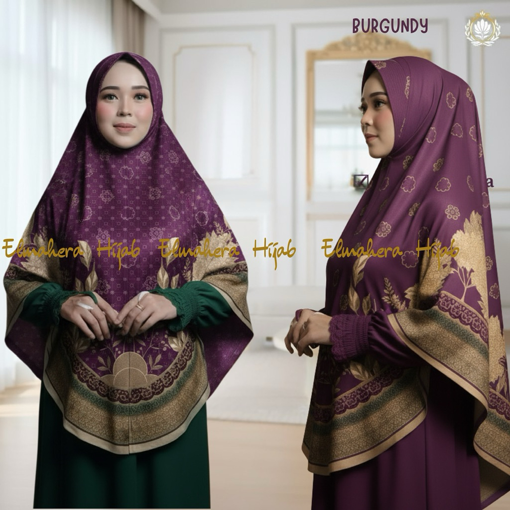 JUMBO- Bergo Motif Khaira Printing Jersey Premium