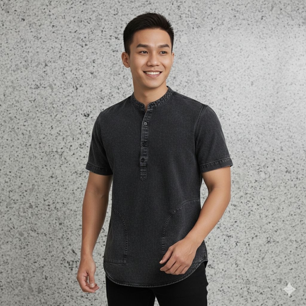 Koko Pria Dewasa Baju Koko Baju Koko jeans Pakistan Kemeja Muslim Dewasa Koko Terbaru