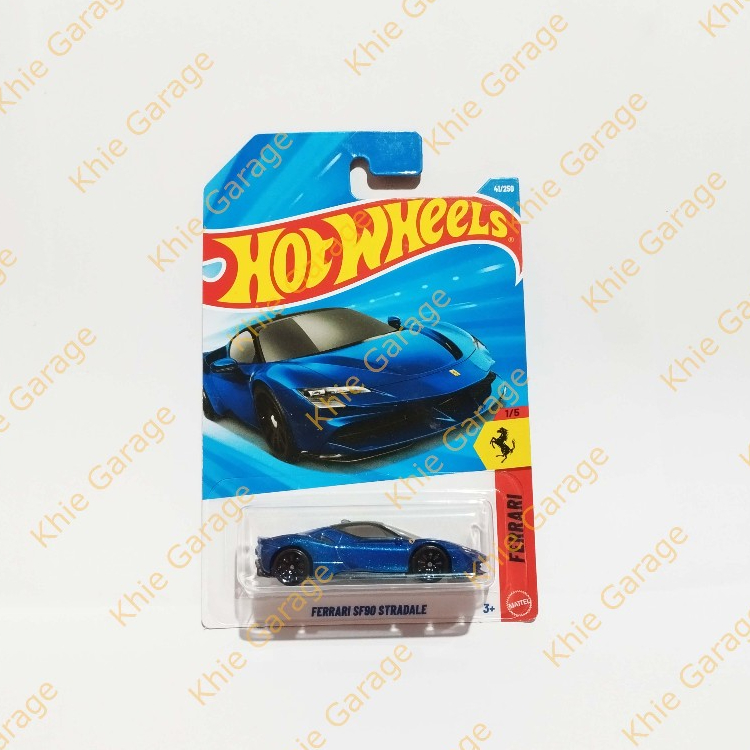 HotWheels Hot Wheels Ferrari Sf90 Stradale Biru Hybrid Sport Car Blu Tour De France 2026