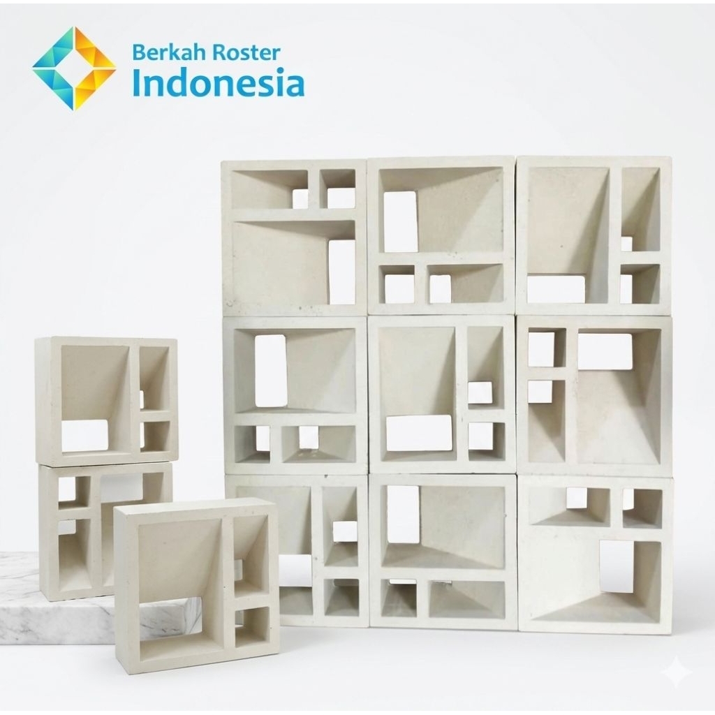 ROSTER BETON/ROSTER MINIMALIS/LOSTER BETON/VENTILASI UDARA MOTIF LB 3/COD