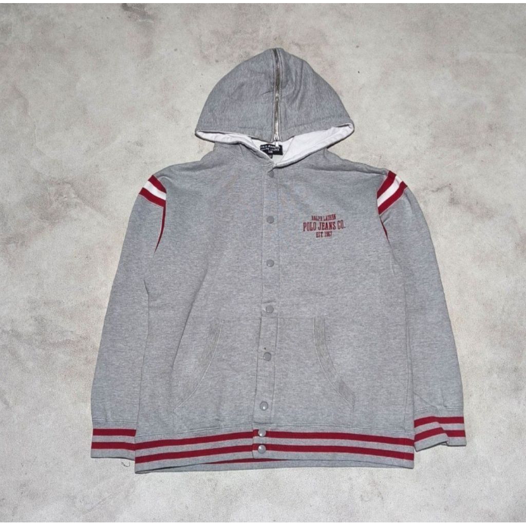 Sweater hoodie varsity Polo RL jeans abu