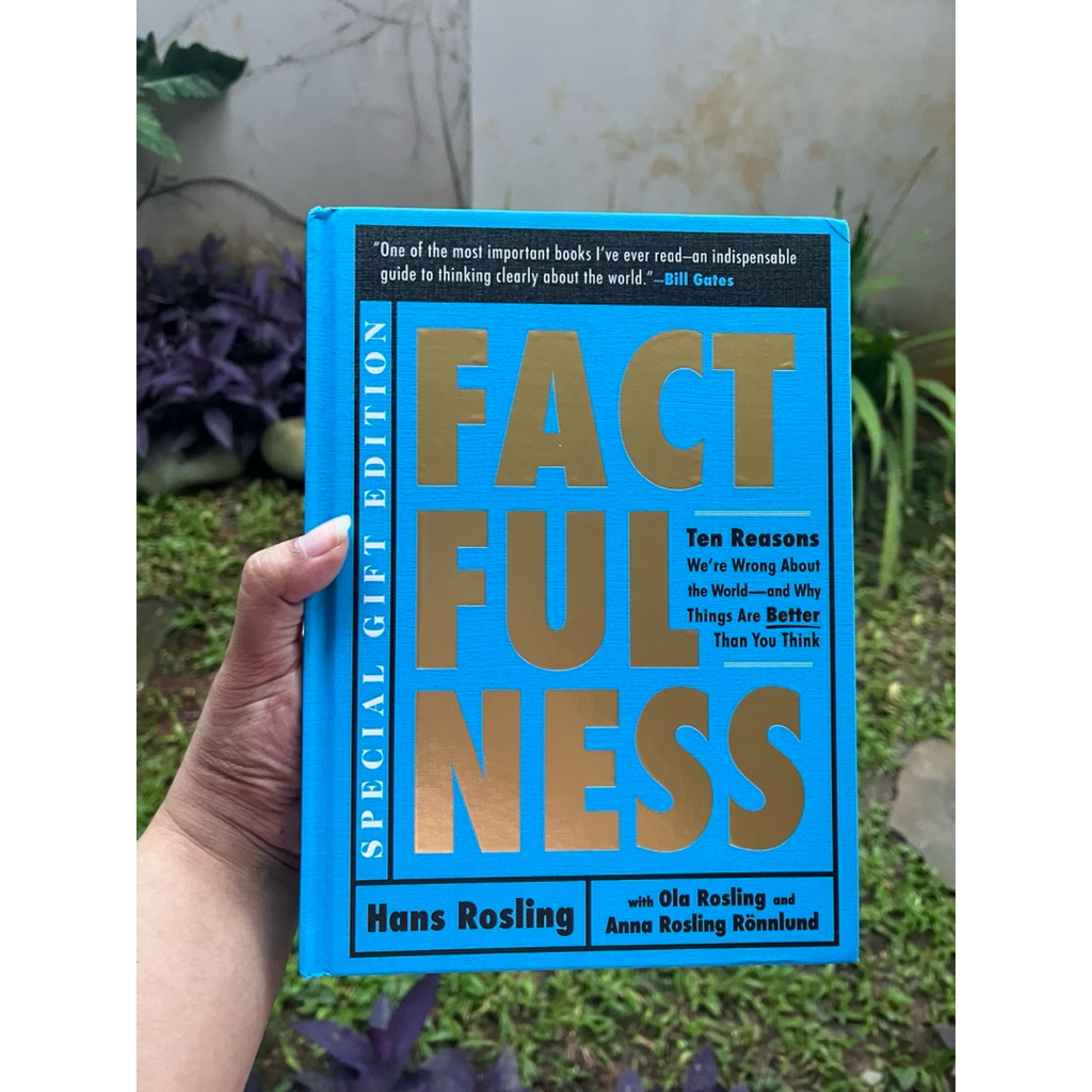 Factfulness by Hans Rosling - Illustrated HC (Preloved)