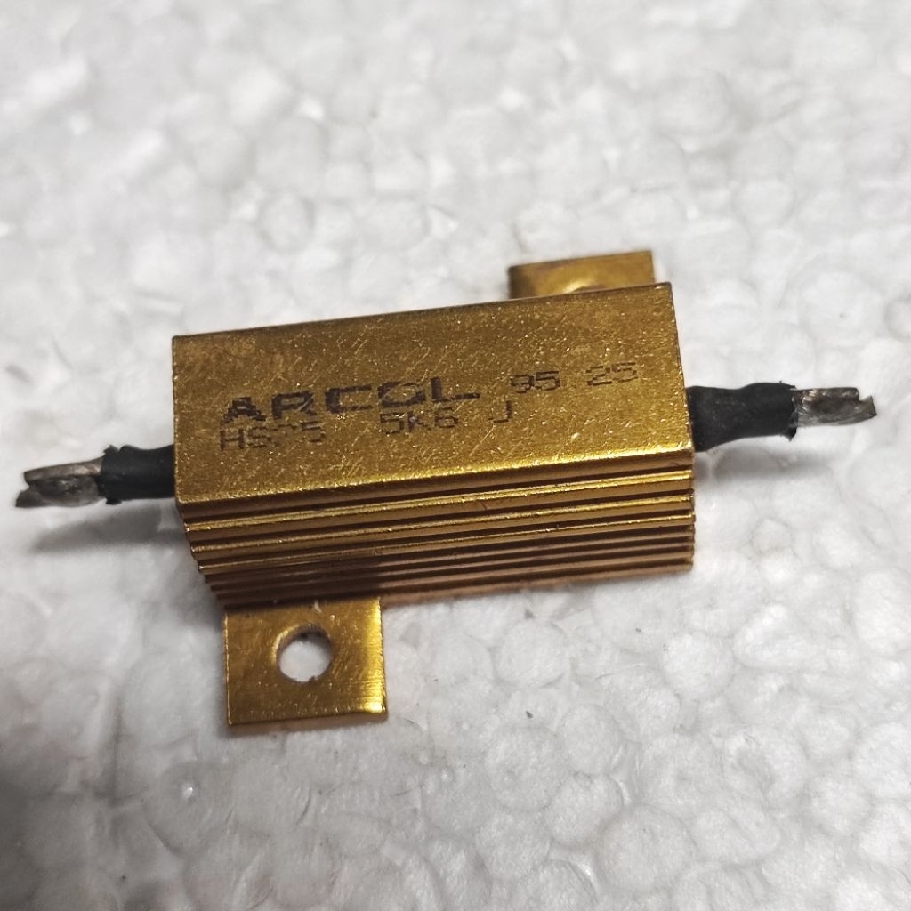 Resistor wirewound 5K6 ohm 25Watt