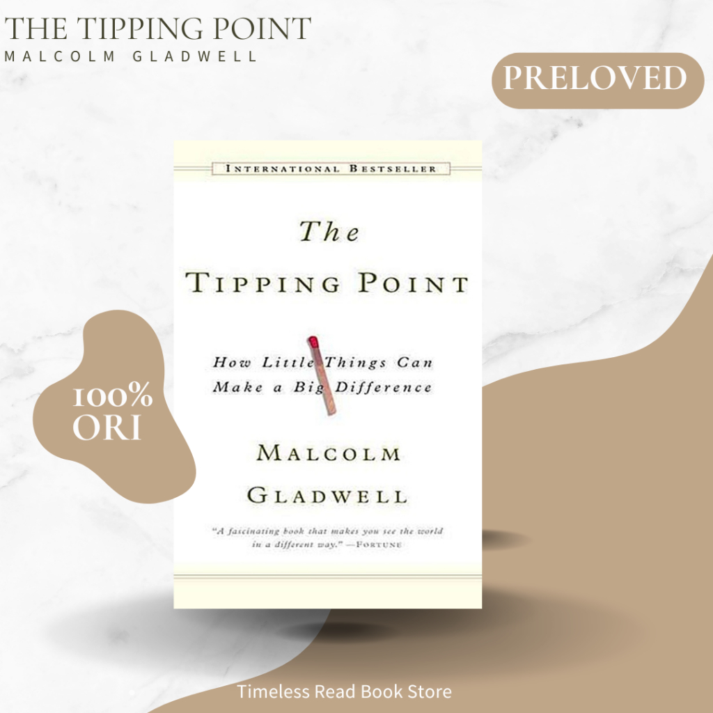 English The Tipping Point Karya Malcom Gladwell Preloved Original