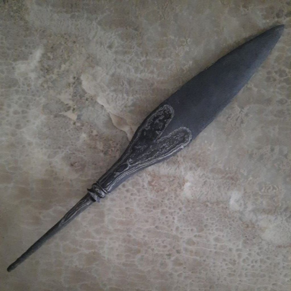 Tombak Pamor Cagak Otentik Langka
