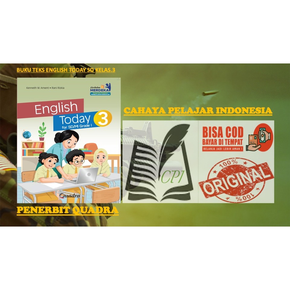 ENGLISH TODAY KELAS.3 SD/MI [QUADRA]