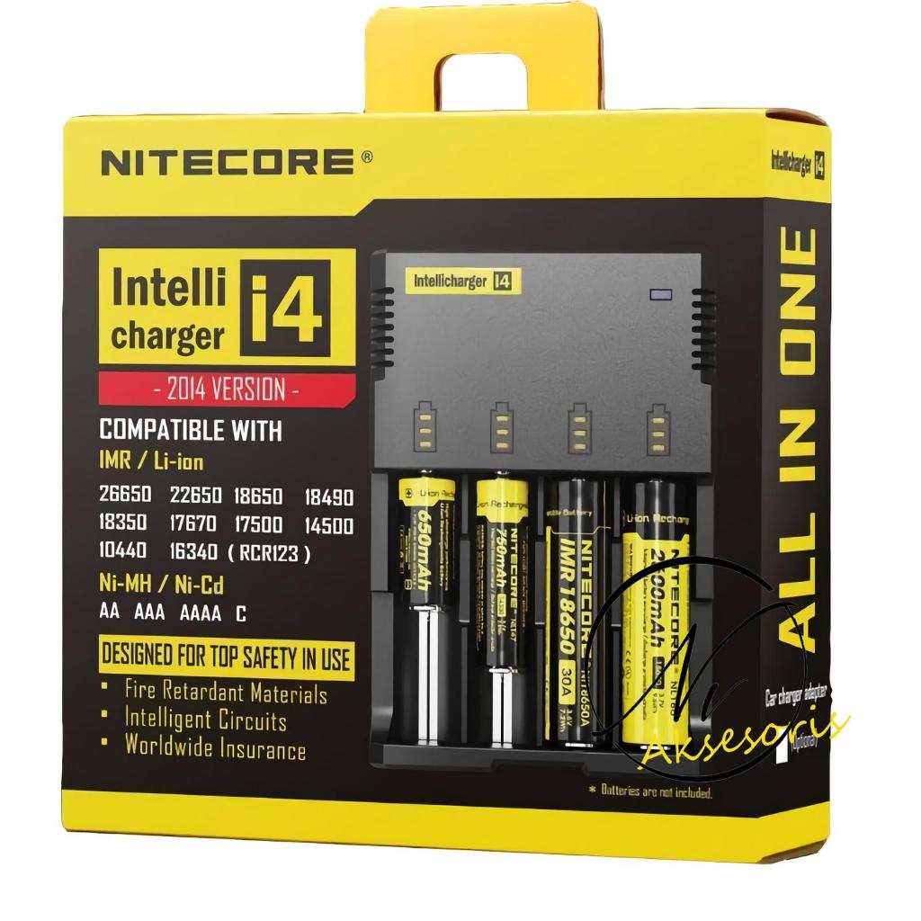 Nitecore I4 Charger Baterai 18650 Authentic