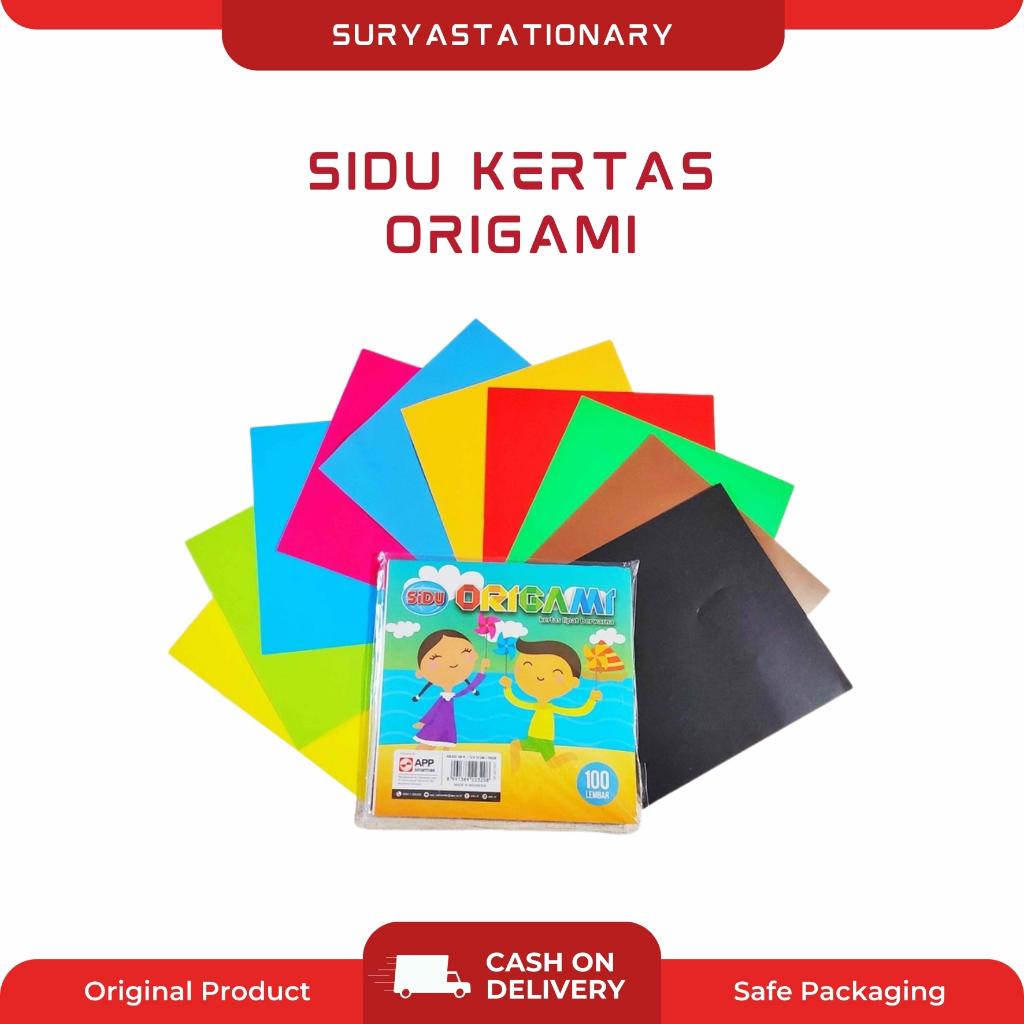 SIDU KERTAS ORIGAMI  / KERTAS ORIGAMI /KERTAS LIPAT SIDU /KERTAS LIPAT