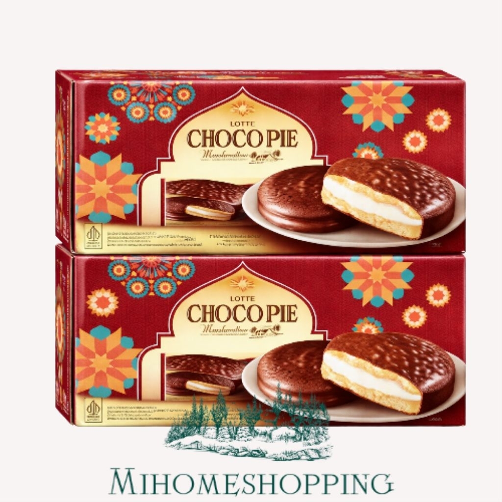 Lotte Choco Pie Marshmallow snack camilan hidangan