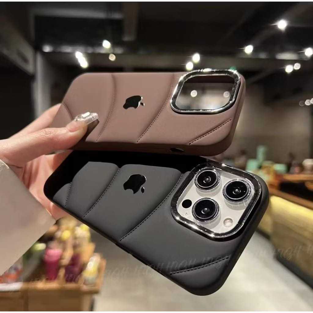 Case Premium Elegan Creative With Stiker Logo Compatible Iphone 7 7+ X Xs Xr 11 12 13 14 15 Pro Plus