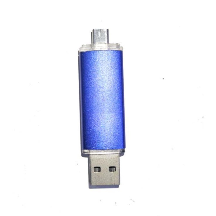 Bekas Flashdisc Flasdis Flesdis Flasdisk Penyimpanan Data 2 in1 USB dan Micro OTG 4 GB