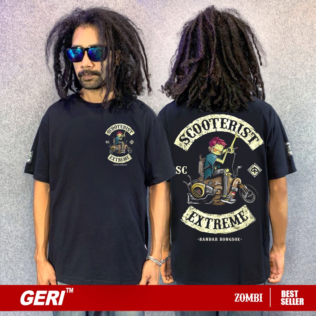 Kaos Vespa Geri original - Zombi