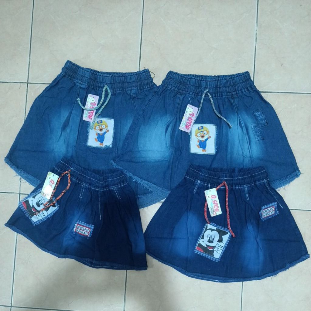 ROK PENDEK JEANS ANAK