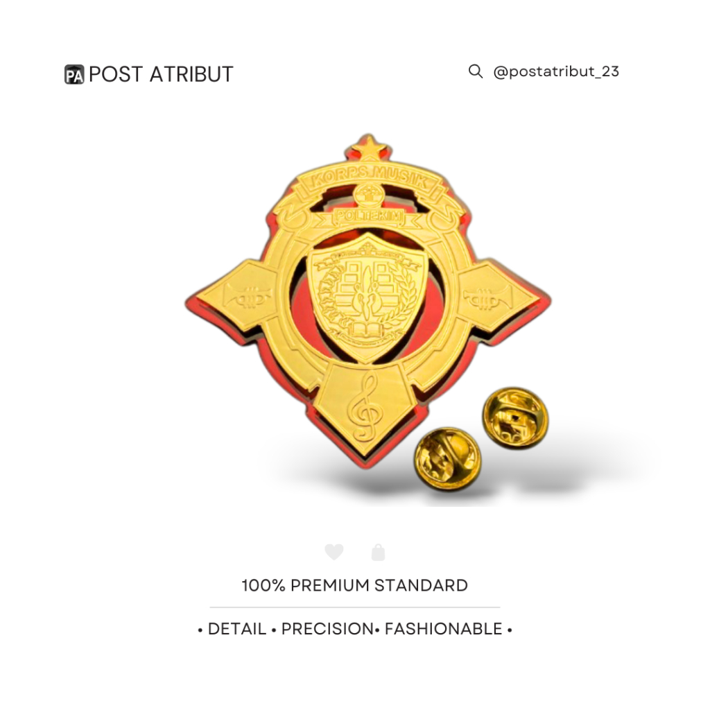 Standar Brevet Korps Musik Poltekim/ Korps Musik/ Brevet Korps/ Atribut Taruna / Atribut Poltekim / 