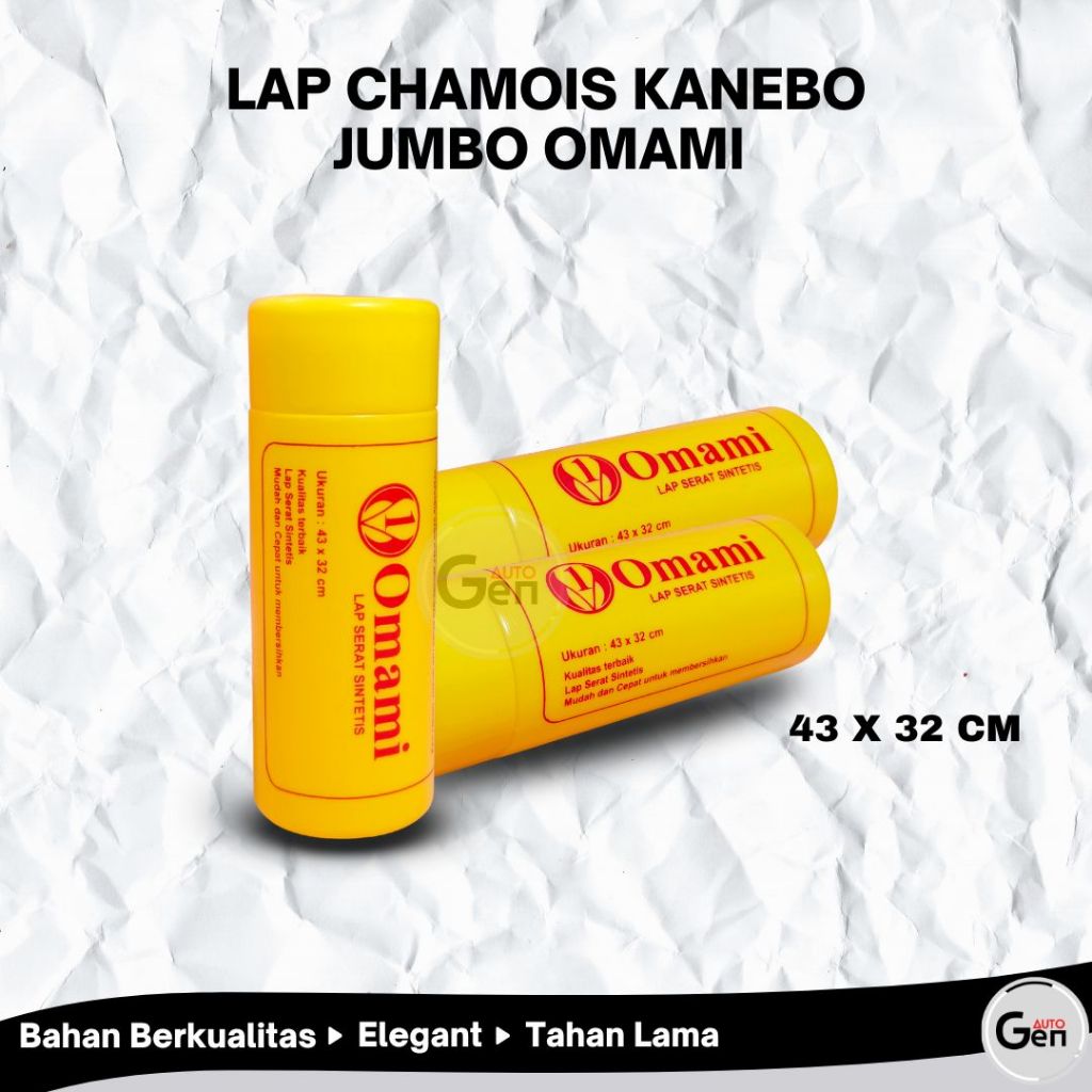 Kanebo Lap Chamois Jumbo Omami + Embos Original
