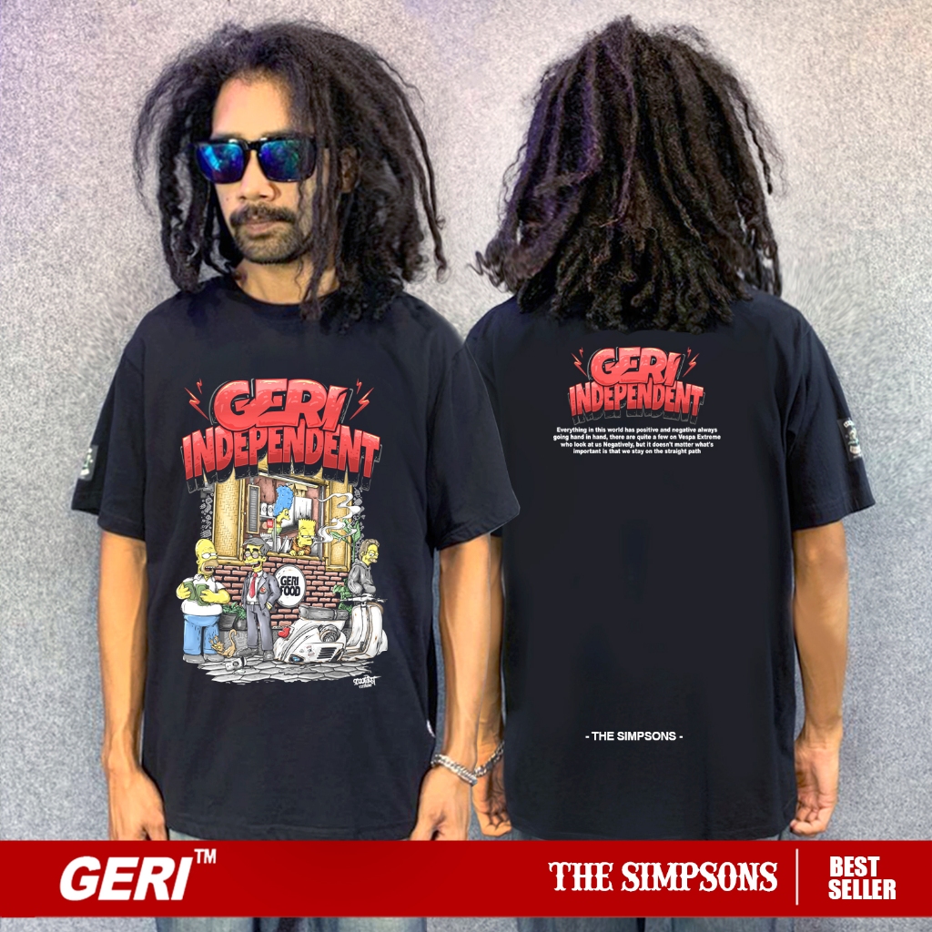Kaos Vespa Geri Original - The Simpsons
