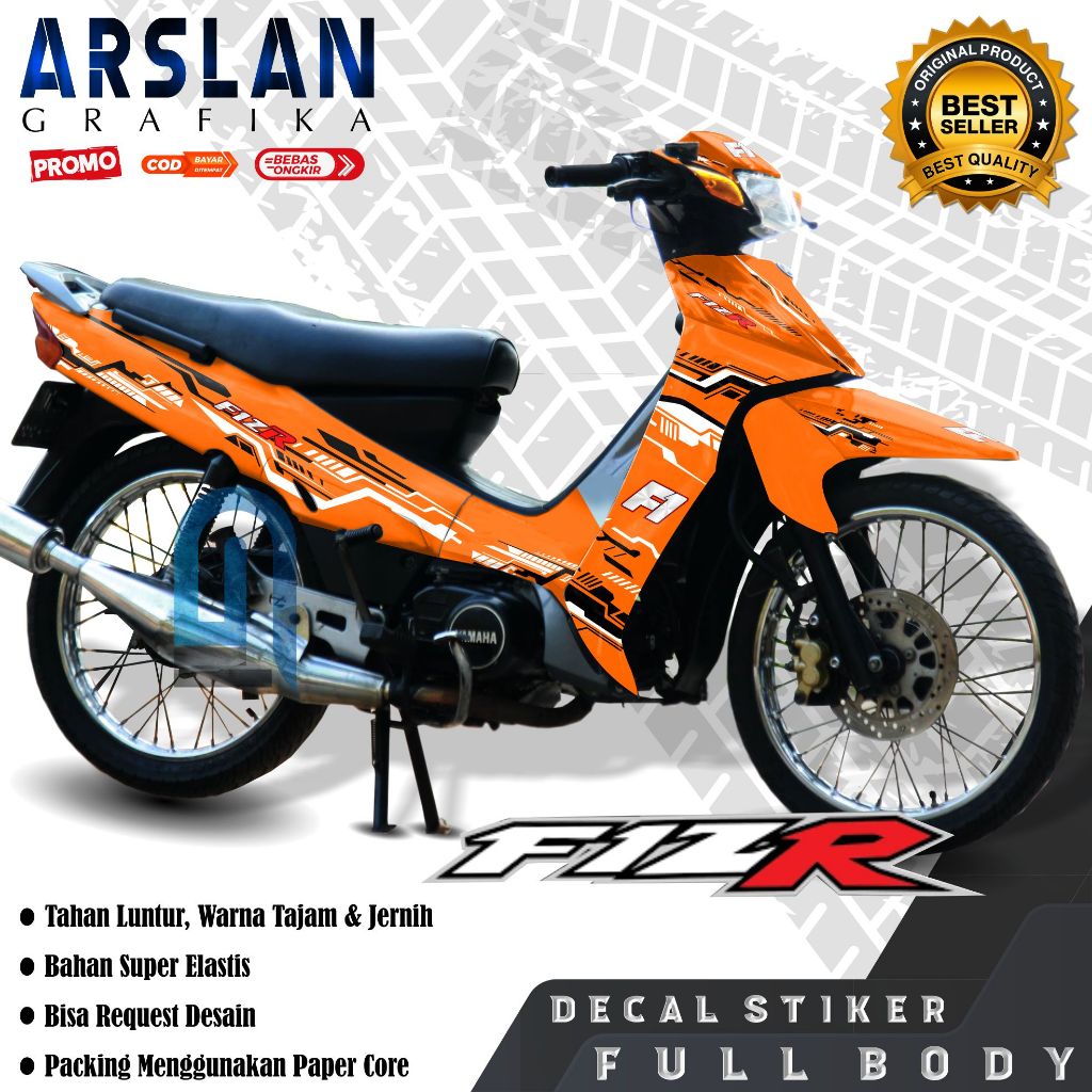 Decal FIZ R Fullbody Decal VEGA R LAMA Full Body Stiker FIZ R / VEGA R LAMA Aksesoris Variasi HItech