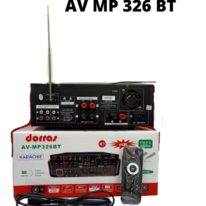 Amplifier Dorras 1200 Watt AV MP 326 BT