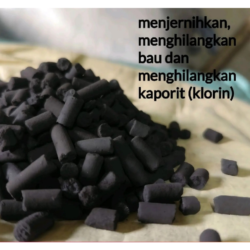 karbon aktif stick 1kg/carbon aktif aquarium/carbon aktif kolam