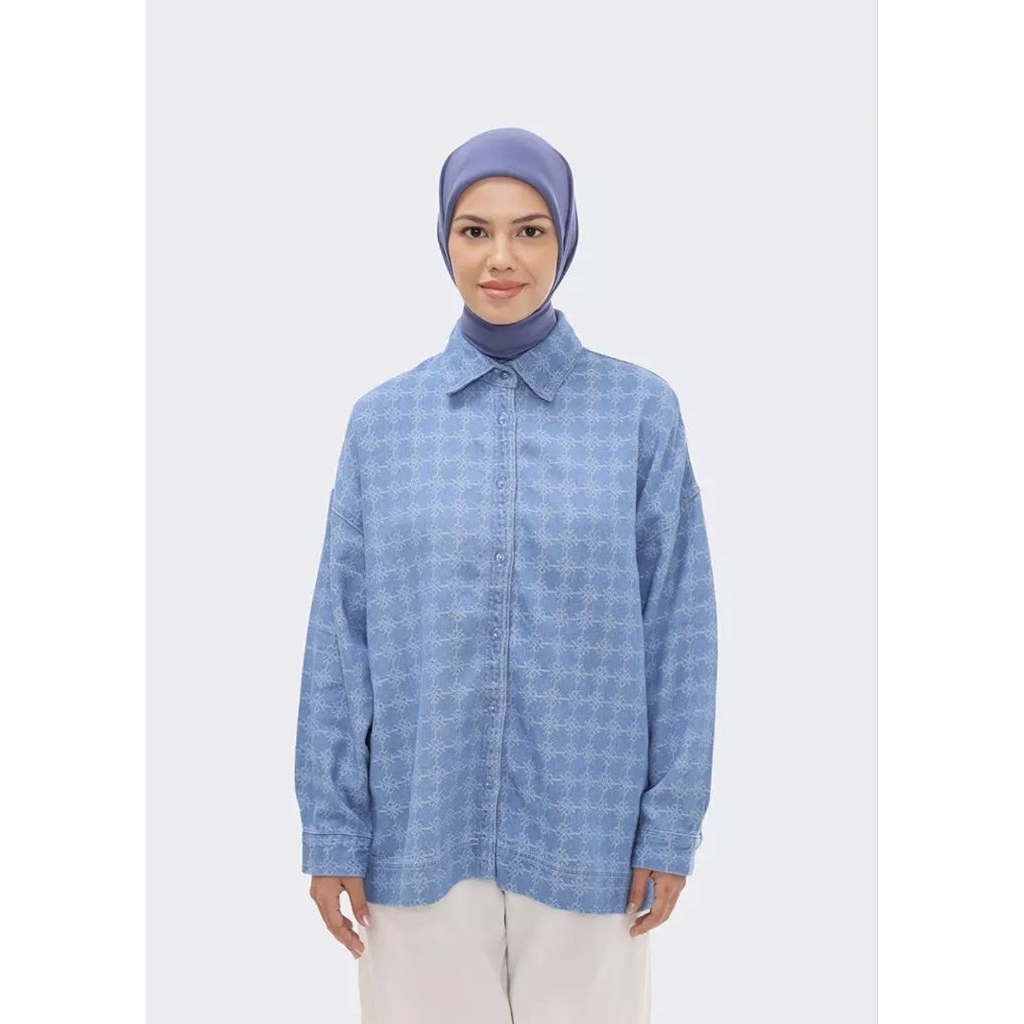 RIA MIRANDA - Carsy Shirt Monogram. Omira Top [NEW]