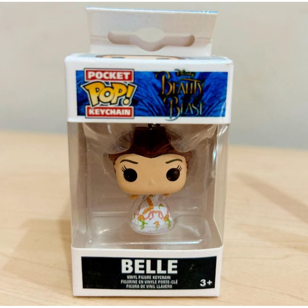 Mainan action figure pop keychainbelle beauty and the beast Pocket POP keychainFunko pop
Key chain
g