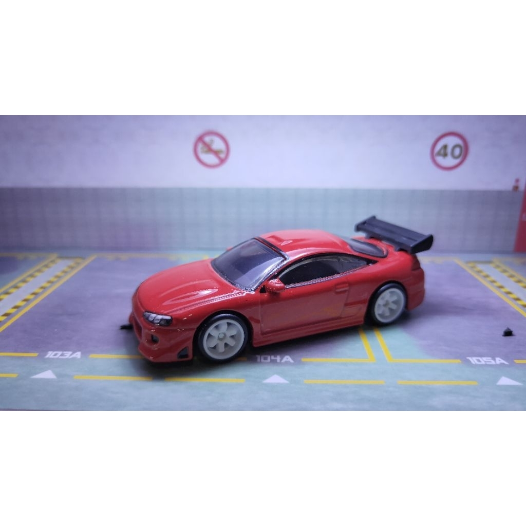 Hotwheels Premium Mitsubishi Eclipse  loose two pack + Ban karet