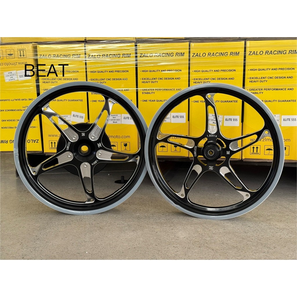 Velg motor ring 14, Veleg Bintang laut Beat Scoopy Vario Mio, Veleg Wheel Rim Sepasang ZALO Rapid528