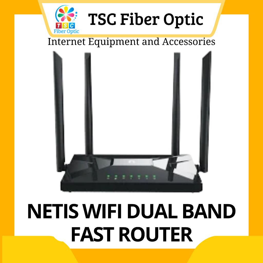 NETIS WIFI DUAL BAND FAST ROUTER