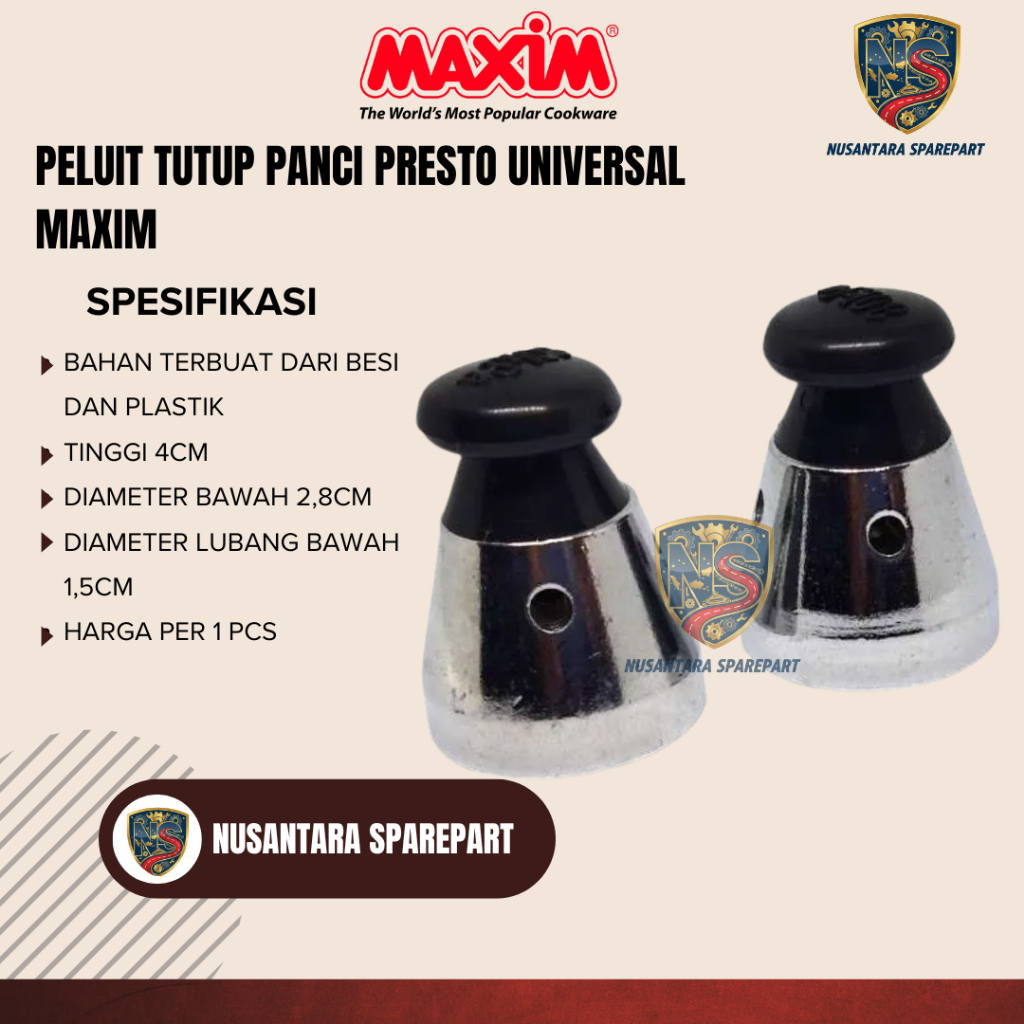 PELUIT TUTUP PANCI PRESTO UNIVERSAL Multi MAXIM