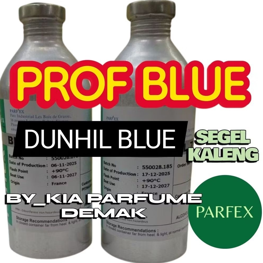 PROF BLUE/Dunhill Blue (500ML SEGEL) bibit parfum murni Kemasan botol kaleng segel original parfex