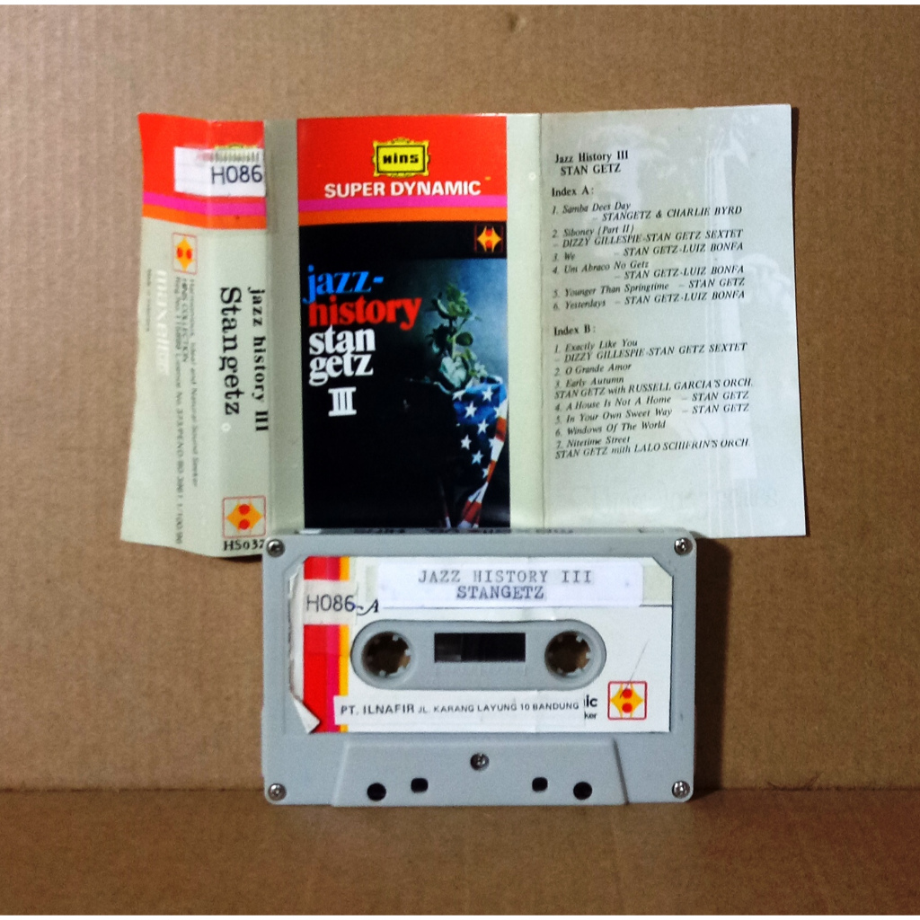 STAN GETZ - JAZZ HISTORY III - Kaset