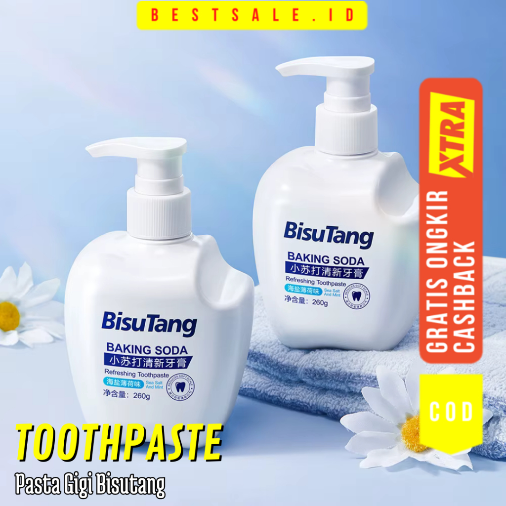 BISUTANG Pasta Gigi Pemutih Gigi 260g - BISUTANG Odol Gigi Pembersih Noda Karang Gigi 260g