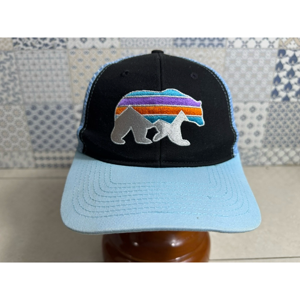 Topi Second Brand Branded Patagonia No Tag Trucker Cap Rainbow Bear