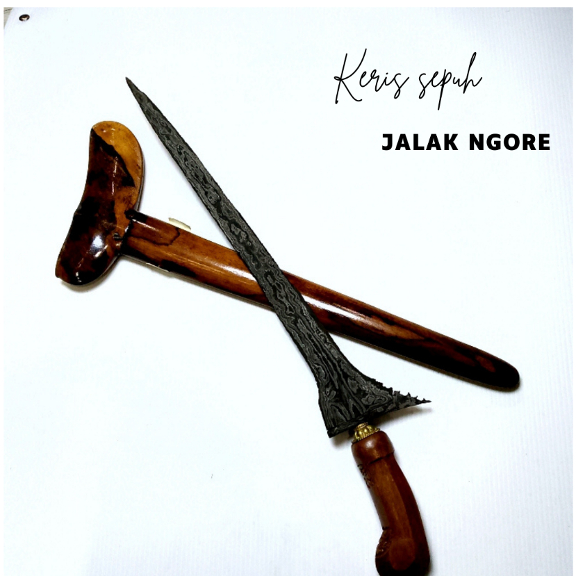 TERMAHAR | Keris Sepuh Jalak Ngore Pamor Ngulit Semongko Tangguh Mataram Sultan Agung | Sandangan Wa
