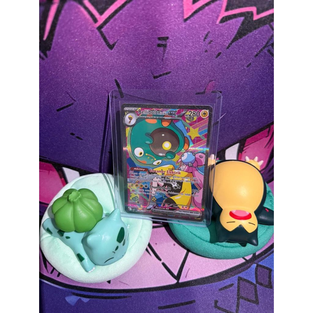 KARTU POKEMON BELLIBOLT MISTIKA EX SAR | KARTU POKEMON MEGA IMPIAN INDONESIA BELLIBOLT MISTIKA EX 23