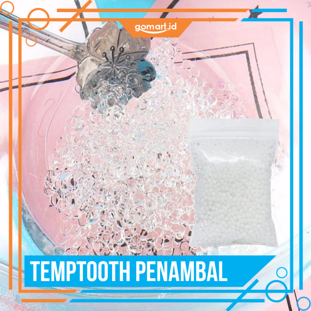 Temptooth Penambal Gigi 1000 Butir - Temptooth Gigi Palsu Buatan - Temptooth Temporary Tooth Repair