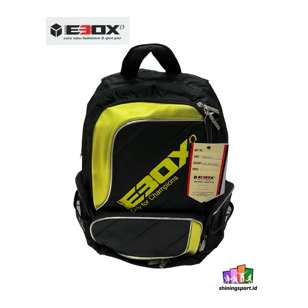 Tas Raket Badminton Ebox 2R Model Ransel BP-424 100% Original