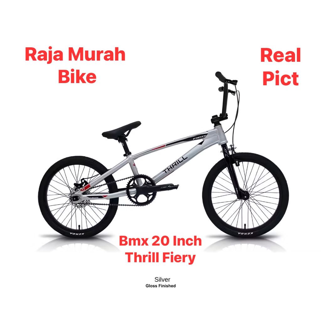 sepeda anak bmx 20 inch thrill fiery MD sepeda anak laki laki bmx 20 inch thrill fiery MD Pro XL