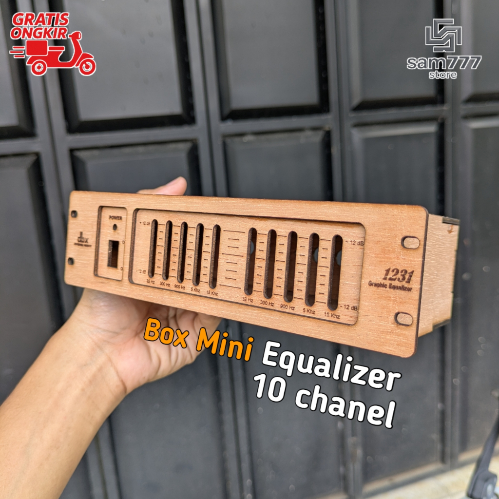 Box Mini Equalizer 10ch Box Miniatur Mini