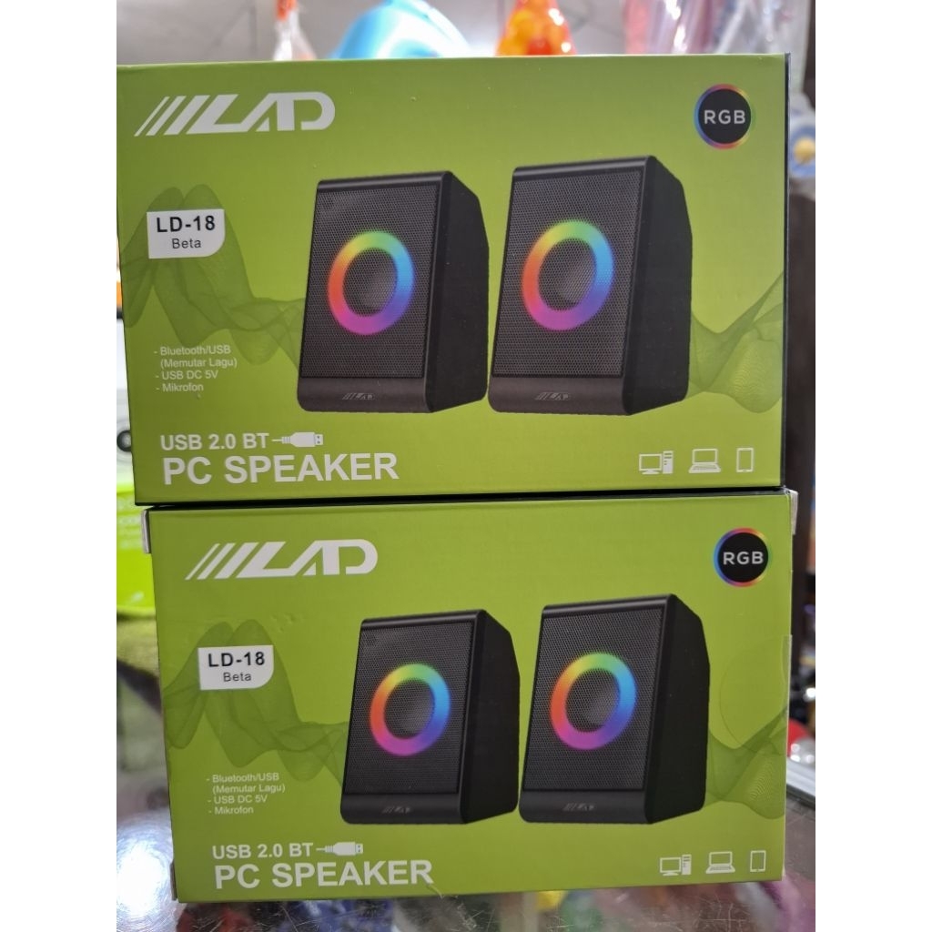 Speaker PC Laptop Dengan Bluetooth LAD