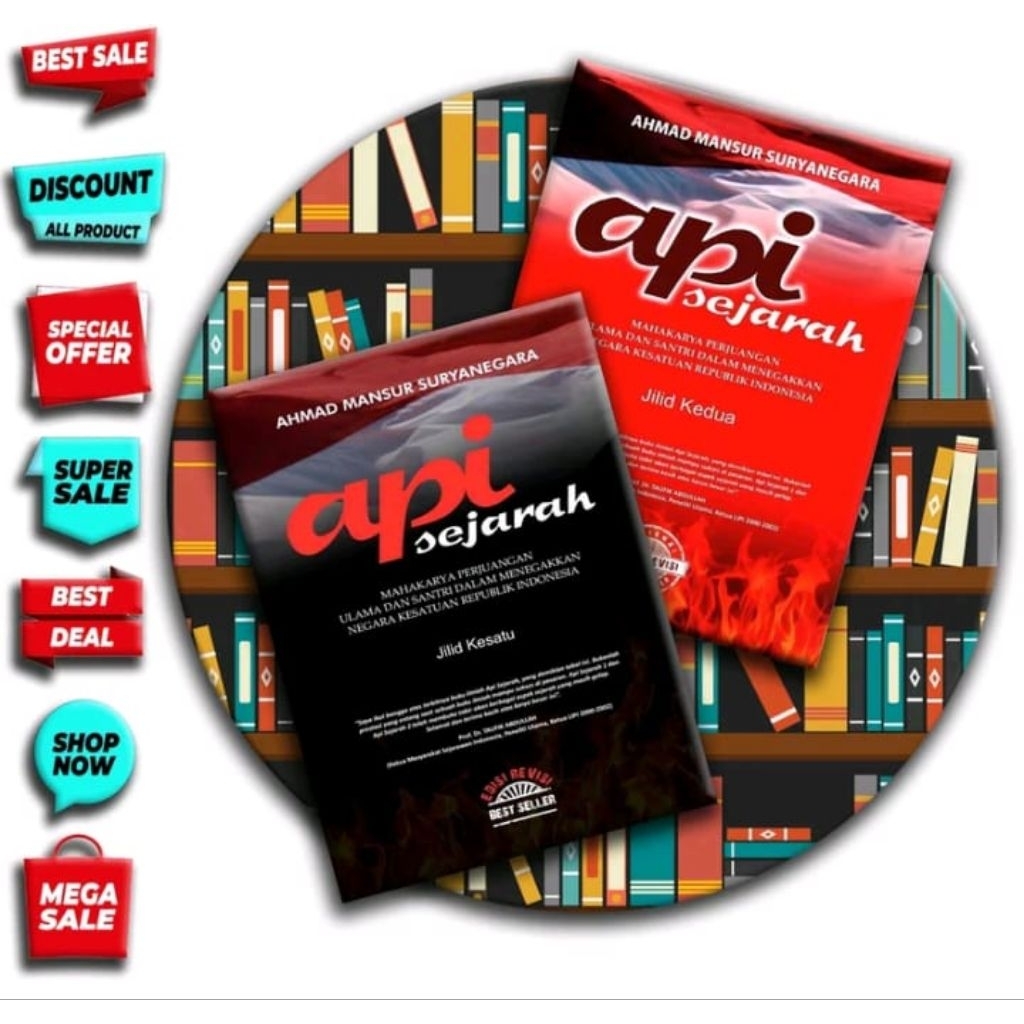 PAKET BUKU API SEJARAH JILID 1 & JILID 2